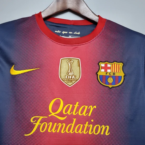 Camiseta retro FC Barcelona 2012-2013 cuello