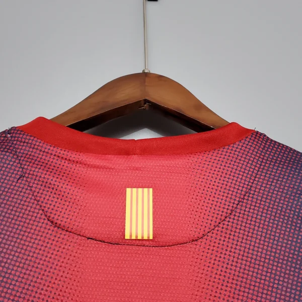 Camiseta retro FC Barcelona 2012-2013 cuello anterior