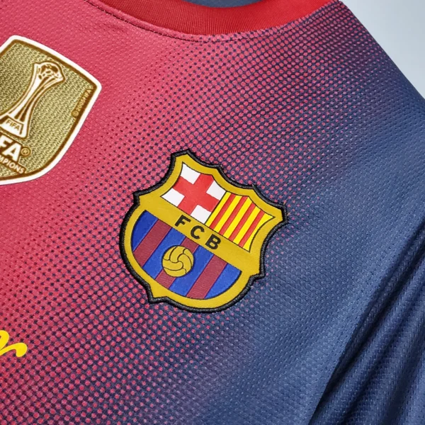 Camiseta retro FC Barcelona 2012-2013 escudo