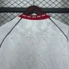 Camiseta retro Manchester United 1991 Blanca cuello anterior