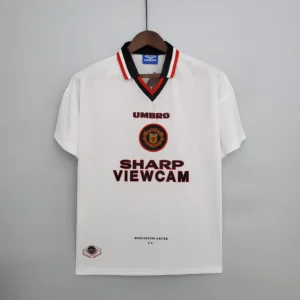 Camiseta retro Manchester United 1996-1997 blanca