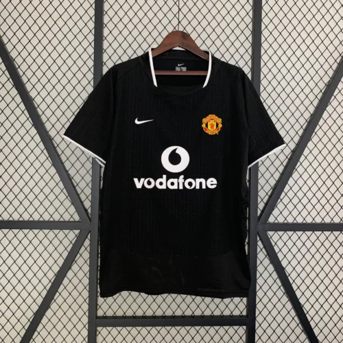 Camiseta retro Manchester United 2003-2004 Negra