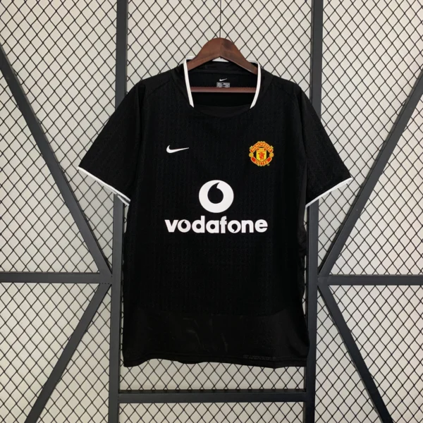 Camiseta retro Manchester United 2003-2004 Negra