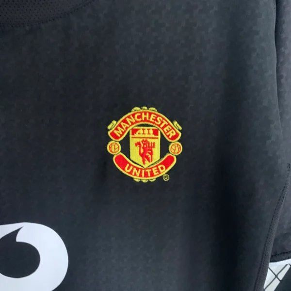 Camiseta retro Manchester United 2003-2004 Negra escudo