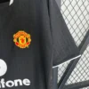 Camiseta retro Manchester United 2003-2004 Negra manga