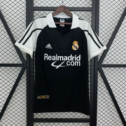 Camiseta retro Real Madrid 2001-2002 Negro