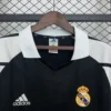 Camiseta retro Real Madrid 2001-2002 Negro cuello