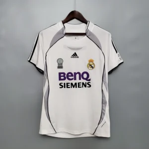 Camiseta retro Real Madrid 2006-2007 Benq