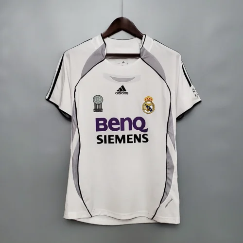 Camiseta retro Real Madrid 2006-2007 Benq