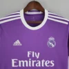 Camiseta retro Real Madrid 2016-2017 Morado cuello