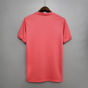 Camiseta retro Real Madrid 2020-2021 Rosa dorsal