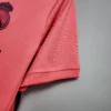 Camiseta retro Real Madrid 2020-2021 Rosa manga