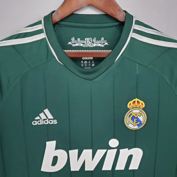 Camiseta retro Real Madrid Verde 2012-2013 cuello