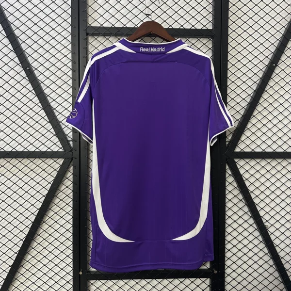 Camiseta retro Real Madrid morado 2006-2007 dorsal