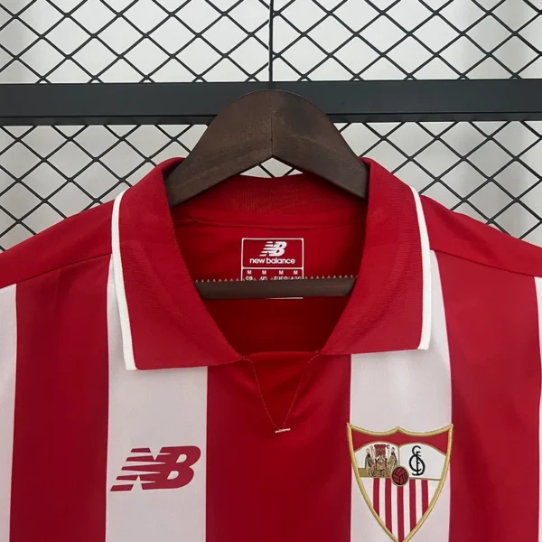 Camiseta retro Sevilla 2015-2016 roja cuello