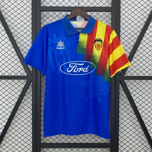 Camiseta retro Valencia CF 1995-1996 Azul