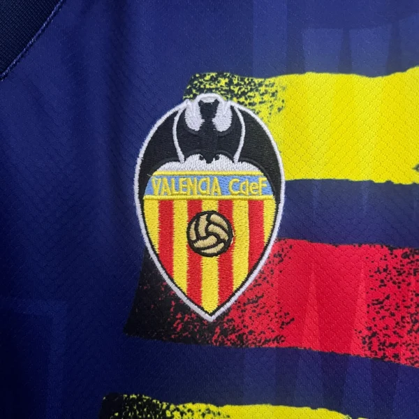Camiseta retro Valencia CF 1996-1997 Azul escudo