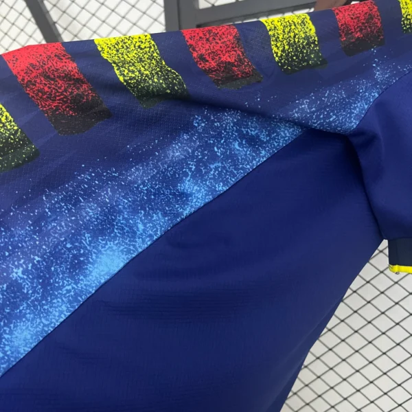 Camiseta retro Valencia CF 1996-1997 Azul lateral