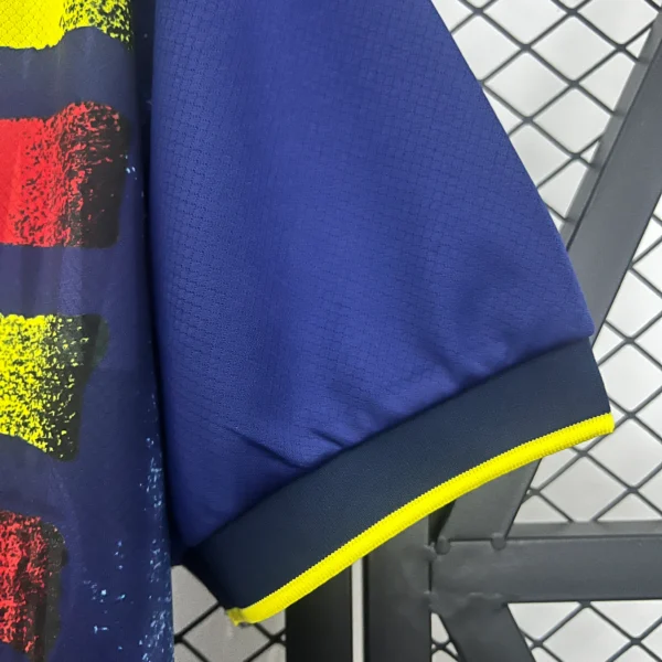 Camiseta retro Valencia CF 1996-1997 Azul manga