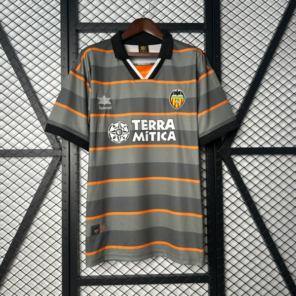 Camiseta retro Valencia CF 1999-2000 Gris