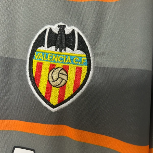 Camiseta retro Valencia CF 1999-2000 Gris escudo