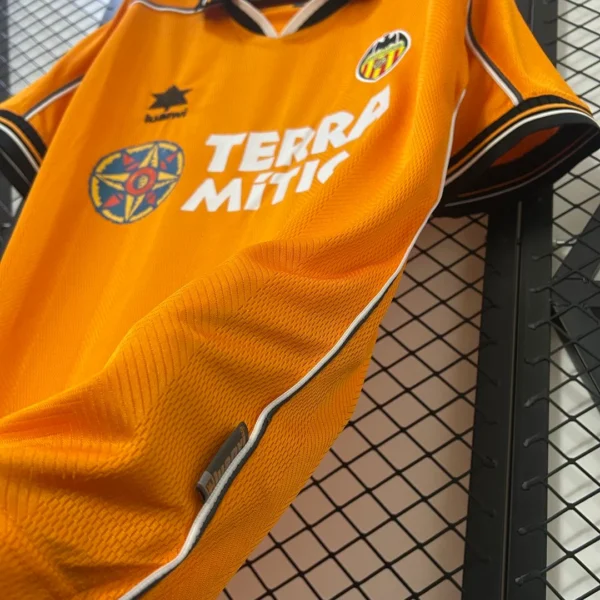 Camiseta retro Valencia CF 1999-2000 Naranja lateral
