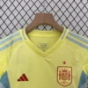 Conjunto España niño 2024 amarillo cuello