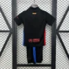 Conjunto FC Barcelona Spotify 2024-2025 Negro dorsal