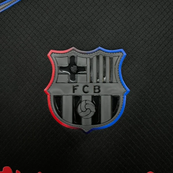 Conjunto niño FC Barcelona x Travis Scott 2024-2025 Negro escudo-1