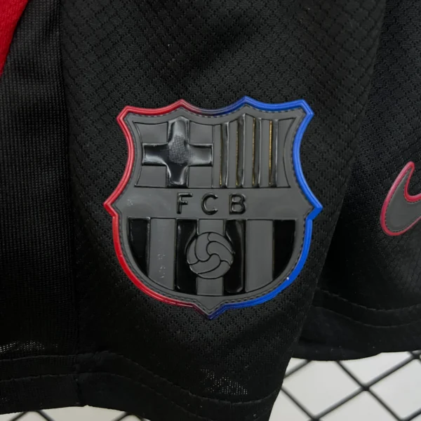 Conjunto niño FC Barcelona x Travis Scott 2024-2025 Negro escudo