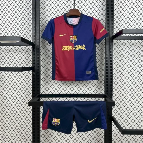 Conjunto niño Travis Scott x FC Barcelona