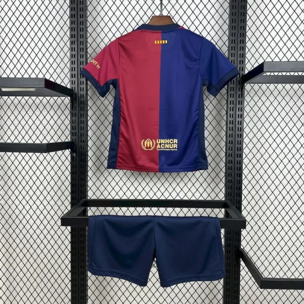 Conjunto niño Travis Scott x FC Barcelona dorsal