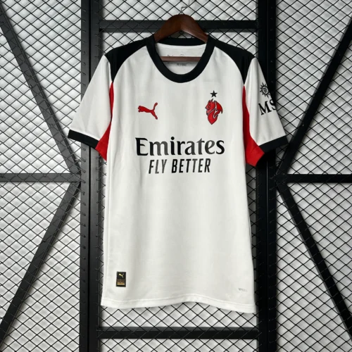 Nueva Camiseta AC Milan 2025-2026 Blanco