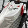 Nueva Camiseta AC Milan 2025-2026 Blanco lateral
