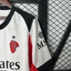 Nueva Camiseta AC Milan 2025-2026 Blanco manga