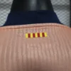Nueva Camiseta FC Barcelona 2025-2026 Beige cuello anterior