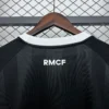 Nueva camiseta Real Madrid 2025-2026 Negro cuello anterior