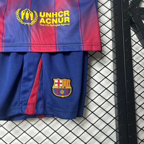 camiseta fc barcelona 25 26 niño y pantalon corto