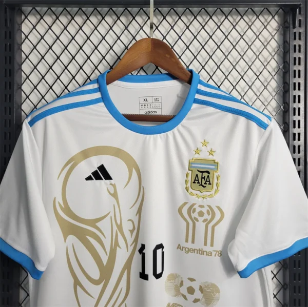 Camiseta Argentina 2023 Copa del Mundo cuello