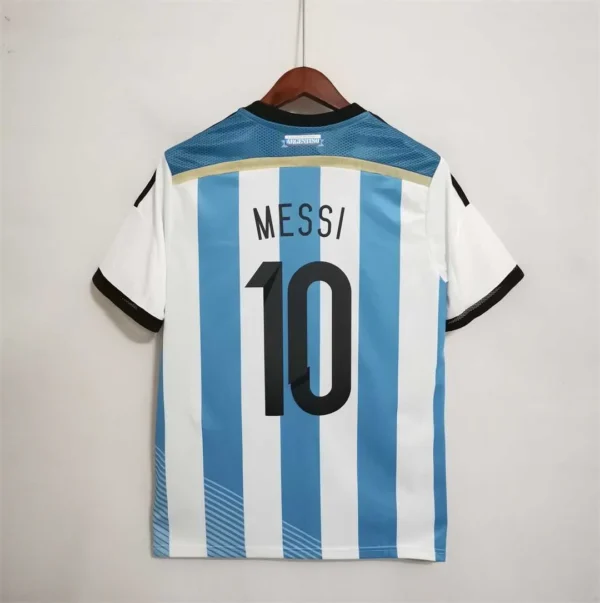 Camiseta Argentina Messi Mundial 2014 dorsal