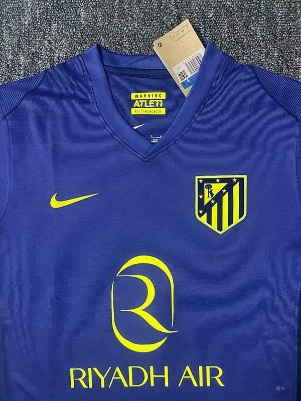 Camiseta Atlético Madrid azul 2025-2026 cuello