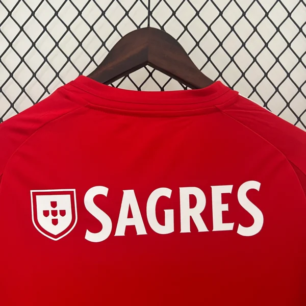 Camiseta Benfica 24-25 Clásico cuello anterior