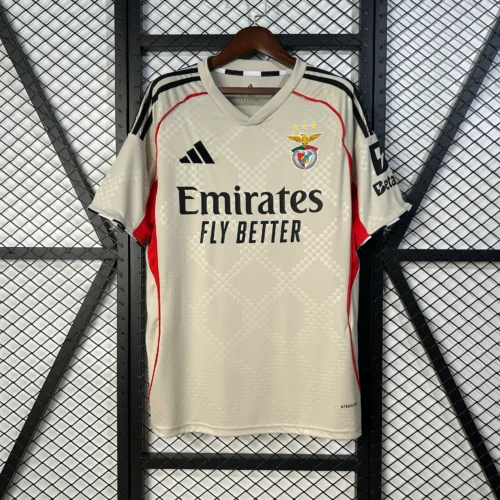 Camiseta Benfica Beige 2025-2026