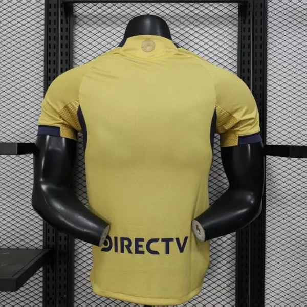 Camiseta Boca Juniors Dorado 2025-2026 dorsal