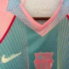 Camiseta FC Barcelona 2025-2026 Celeste-Rosa cuello