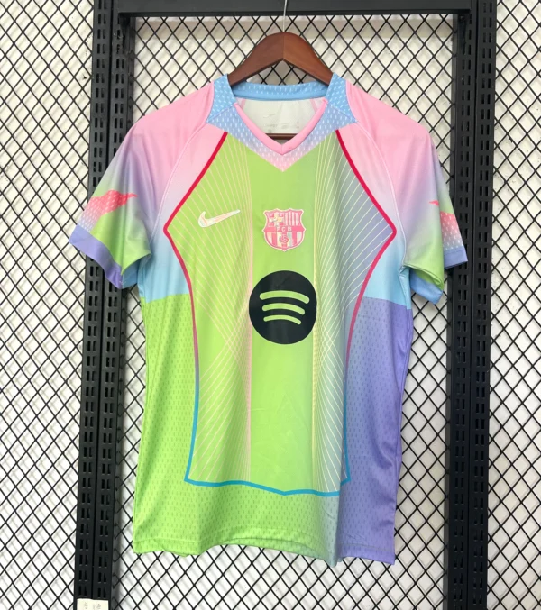 Camiseta FC Barcelona 2025-2026 Verde-Rosa