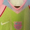 Camiseta FC Barcelona 2025-2026 Verde-Rosa cuello