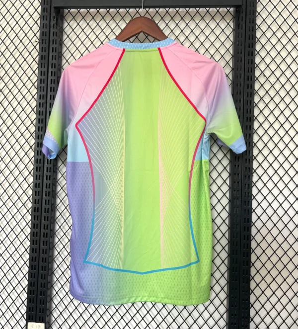 Camiseta FC Barcelona 2025-2026 Verde-Rosa dorsal