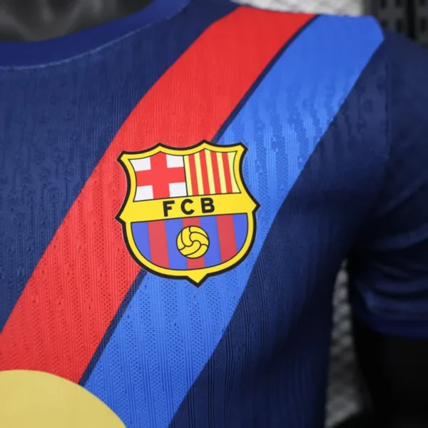 Camiseta FC Barcelona Azul 2025-2026 escudo