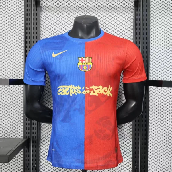 Camiseta FC Barcelona azul-rojo 2025-2026